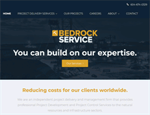 Tablet Screenshot of bedrock-service.com